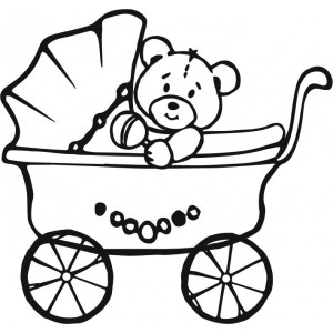 МИШКА В КОЛЯСКЕ